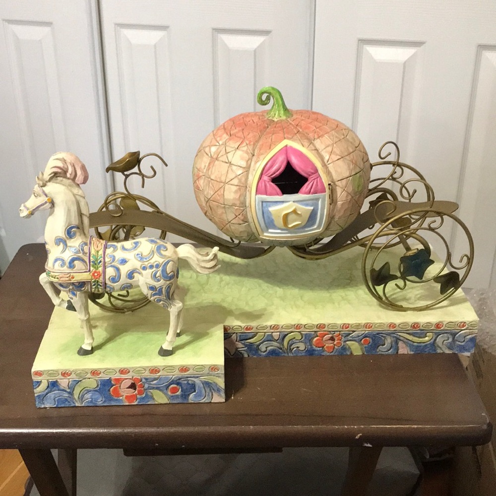 Jim Shore Cinderella Coach and horse